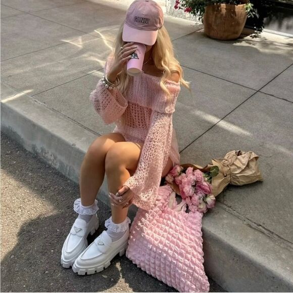 NWT PINK TOTE BAG 2024 SIA LAUREN COLLECTION - Picture 1 of 6